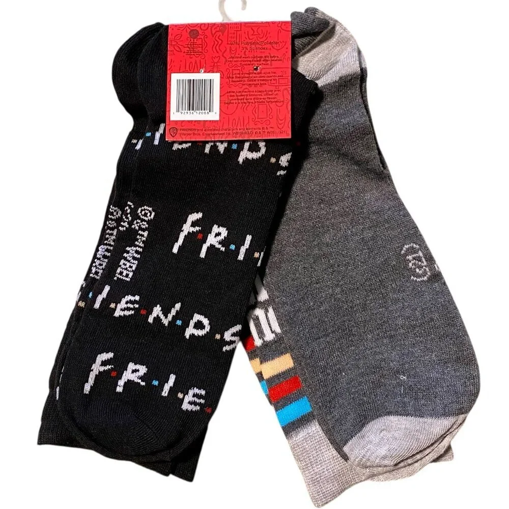 Friends Socks - How You Doin? 2 Pair Size 6-12